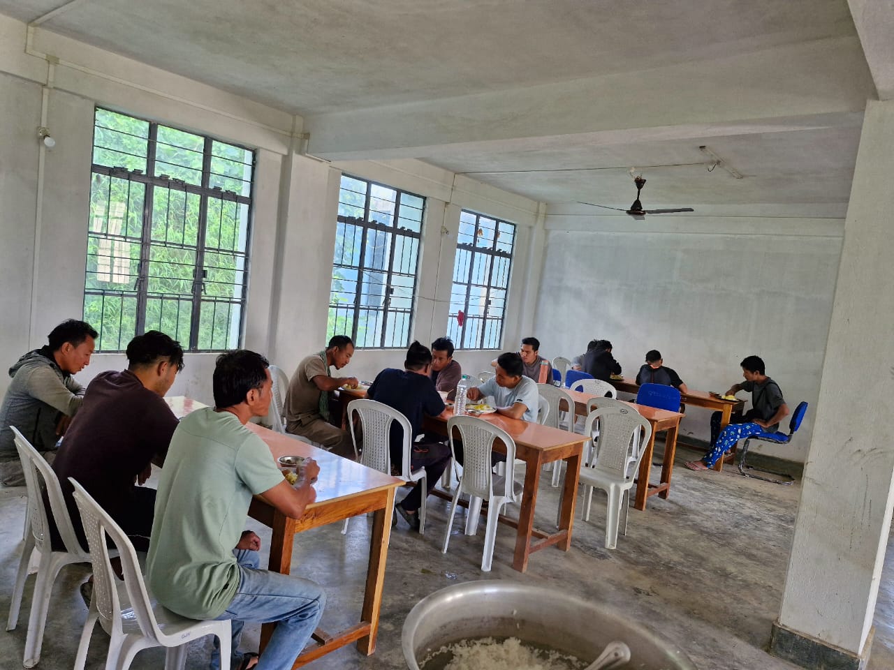 The Mess Hall Serves as a Communal Space for PMVK Trainees to Bond and Connect