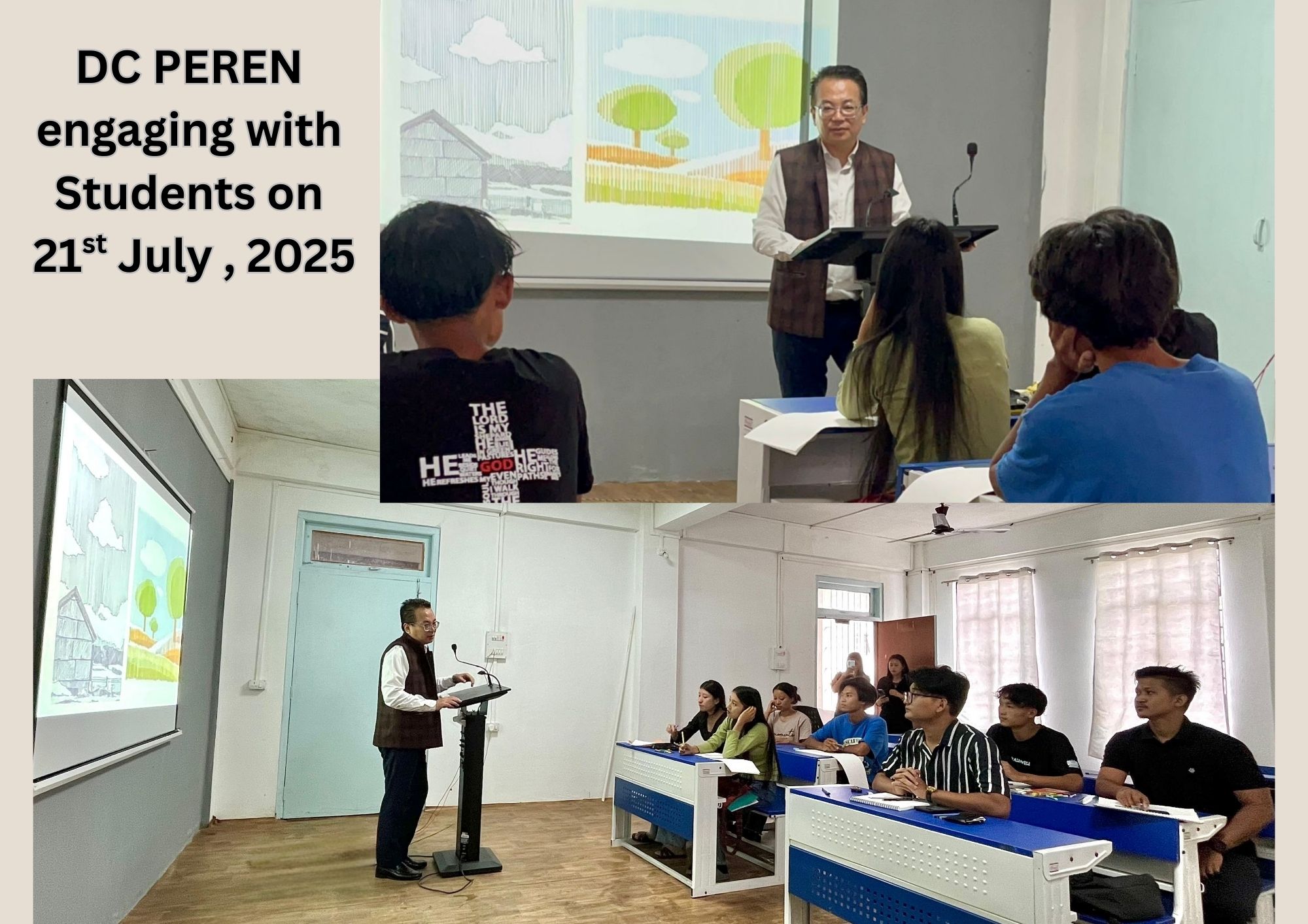 DC Peren engaging with students on July 21st 2025-2